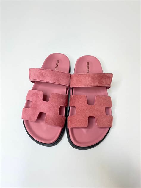 hermes chypre pink sandals.